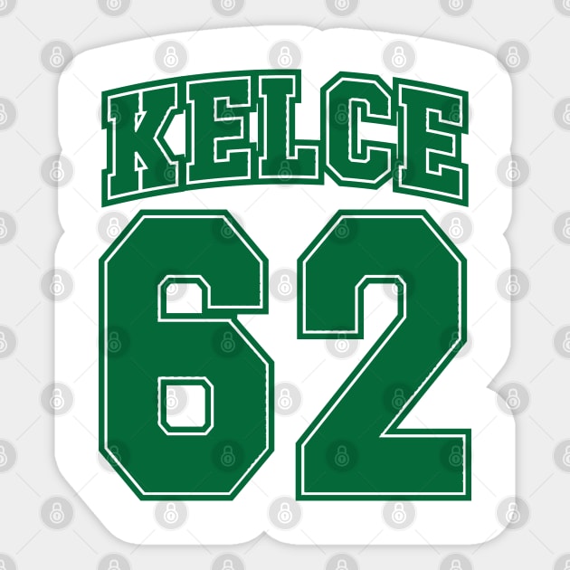 Jason Daniel Kelce Philadelphia v4 Sticker by Emma